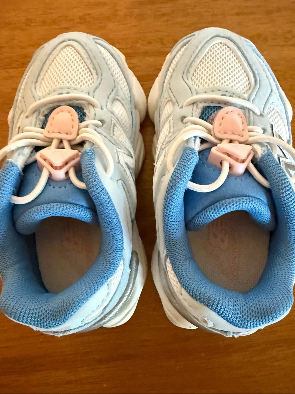New Balance Kids Light Blue & Pink Chunky Athletic Sneakers